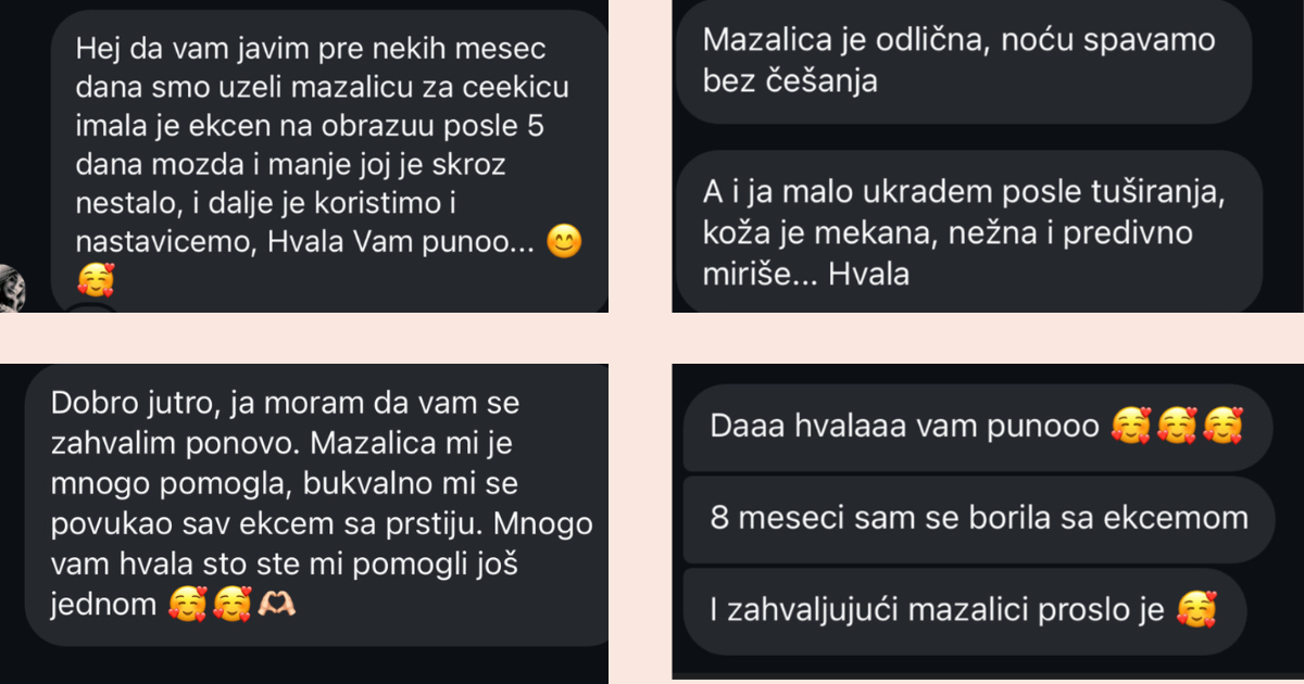 Utisci o Mazalici za ekcem